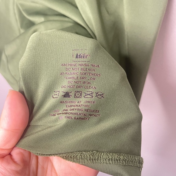 REI Bundle Men's Green Yellow Recycled Polyster Running Outdoor Shirts Large - Picture 6 of 14